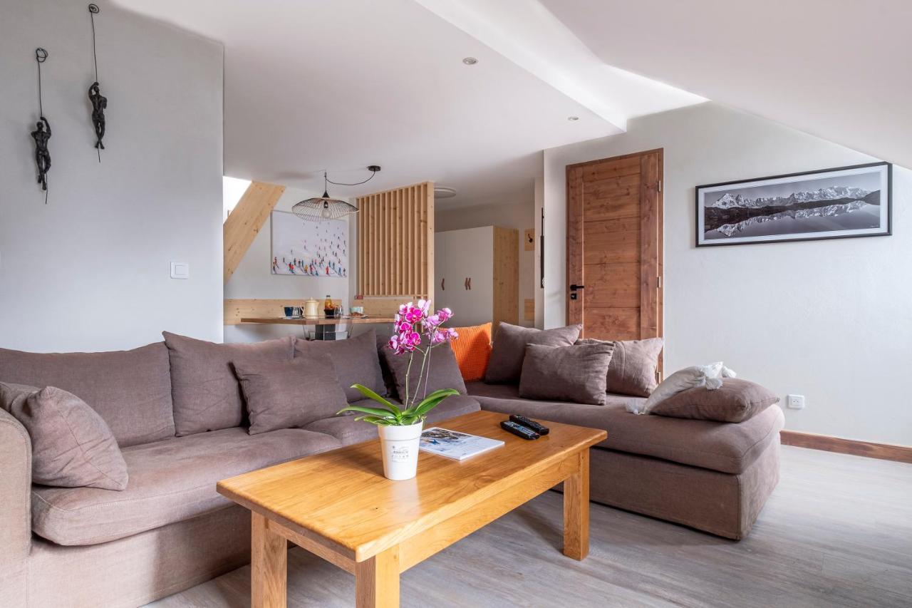 L'Appart 52, Magnifique Duplex En Plein Coeur De Chamonix-Mont-Blanc Kültér fotó